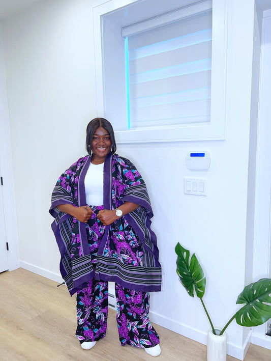 Ankara Kimono Pant Set