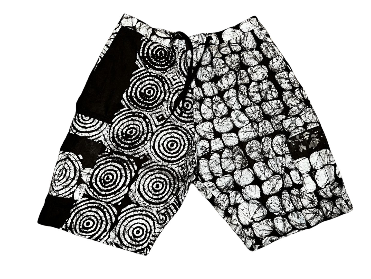Combo Adire Cargo short for men
