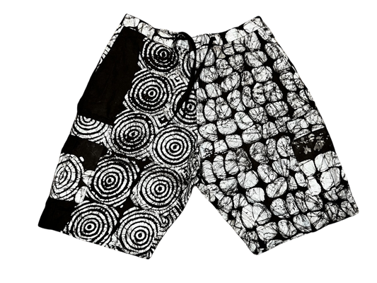 Combo Adire Cargo short for men
