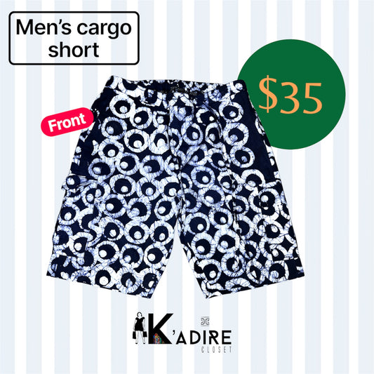 Men's Adire Cargo short