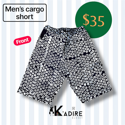 Men's Adire Cargo short