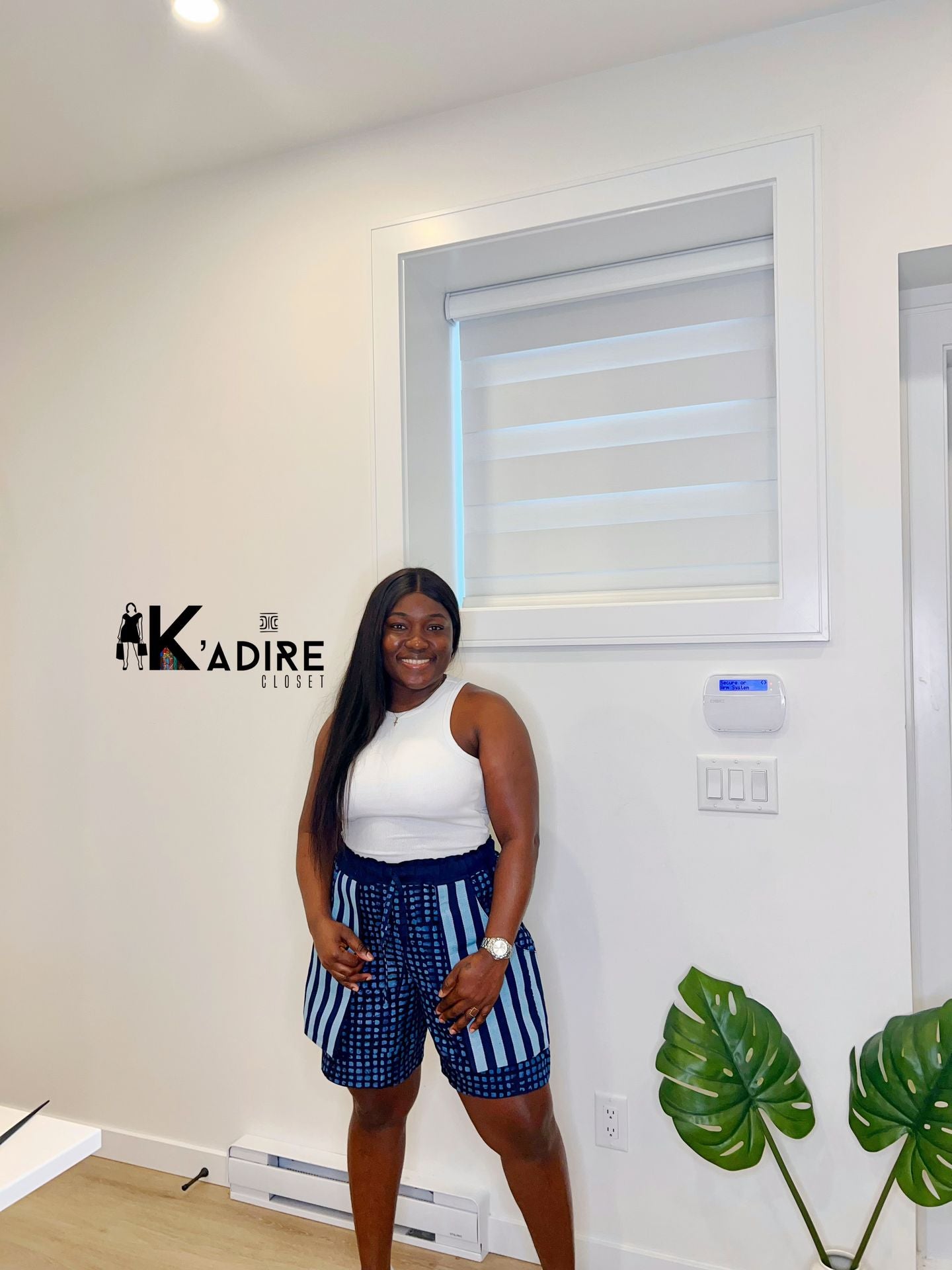 Combo Adire-Asoke short